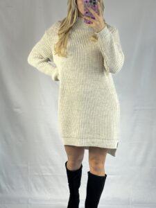 robe pull beige