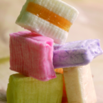 stucture de bonbon de plusieurs couleurs
