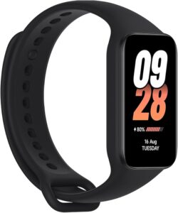 montre connecter noir bracelet Silicone  